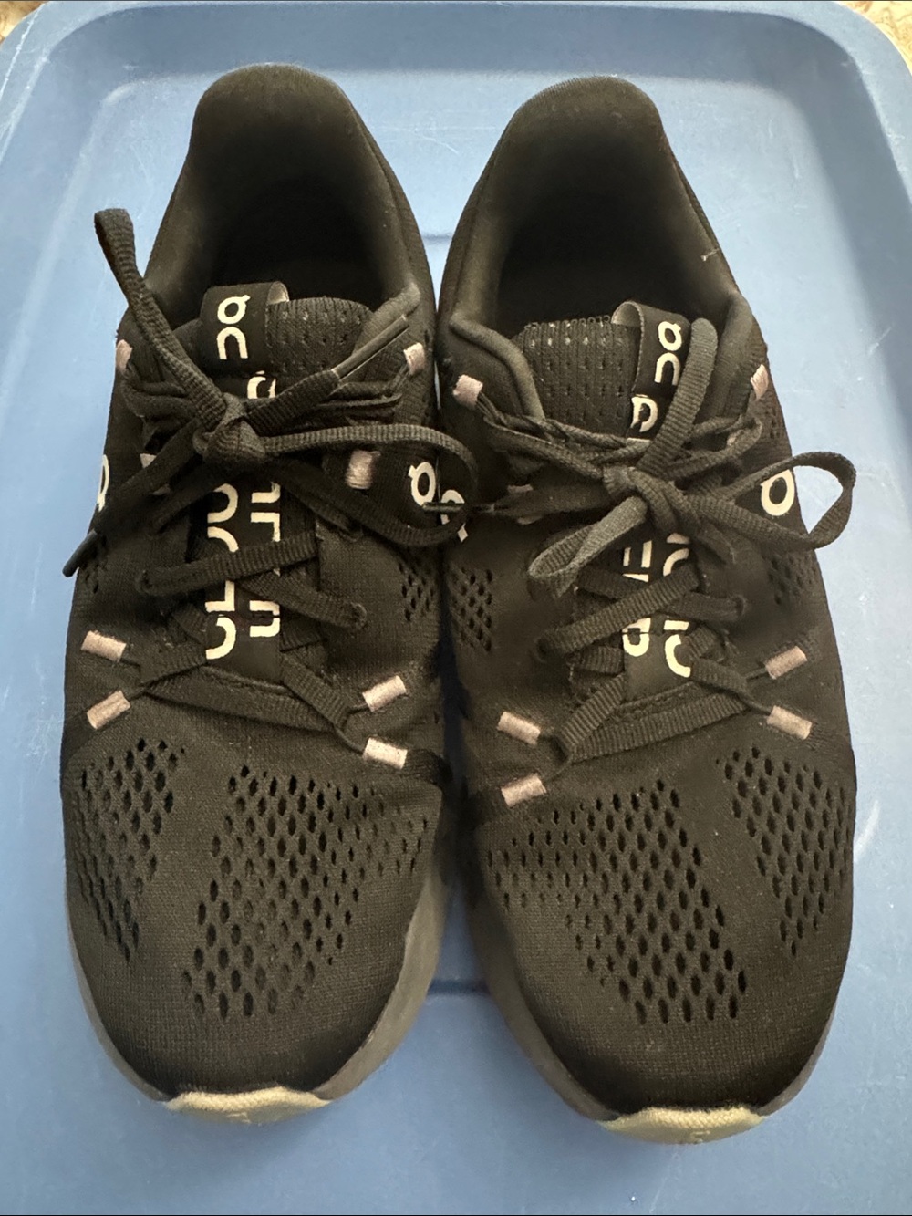 On Running Black Performance Knit Trainers